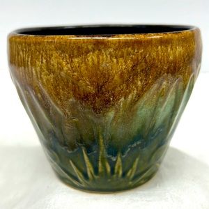 Vintage 5” Roseville art Pottery “ Sun And Moon” planter USA